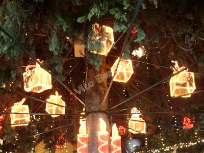 Altamura - Natale 2014 - Albero in Piazza Mercadante - particolare