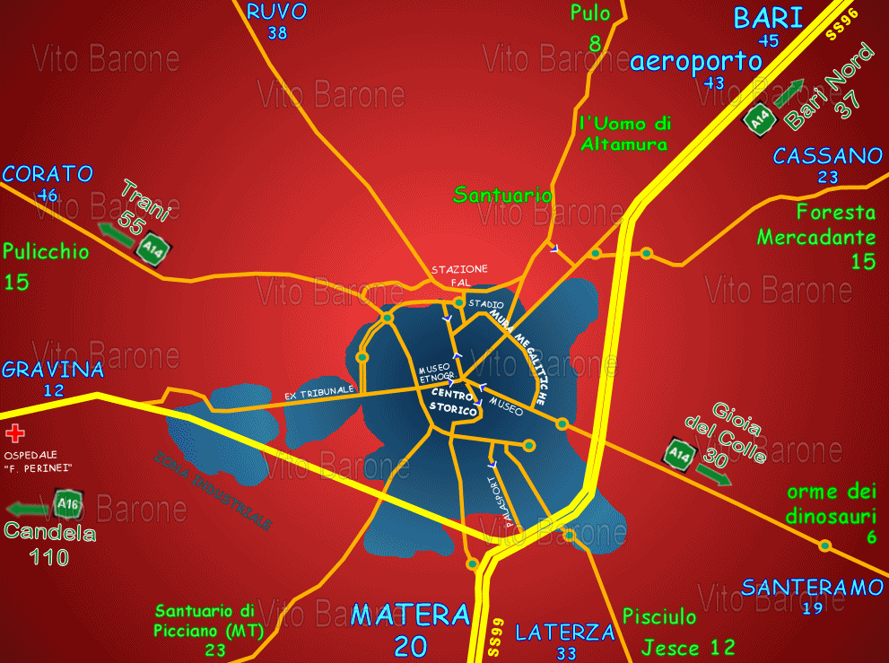 mappa di Altamura