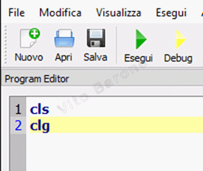 istruzioni cls clg