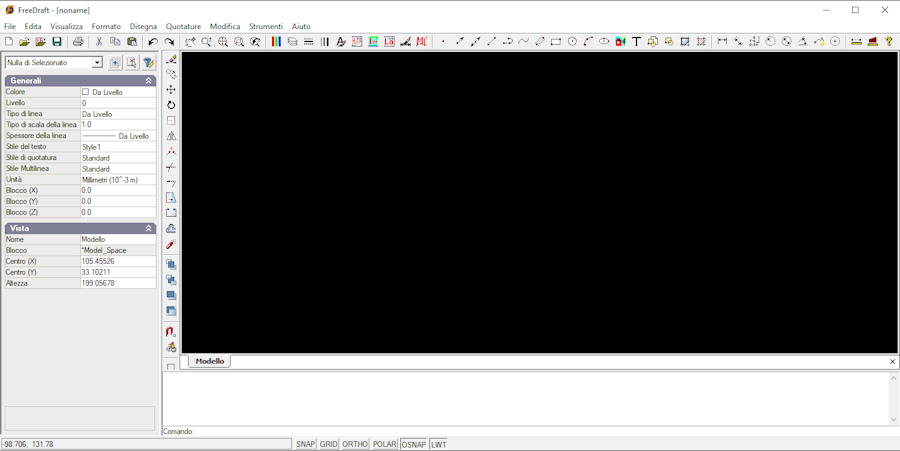 interfaccia FreeDraft